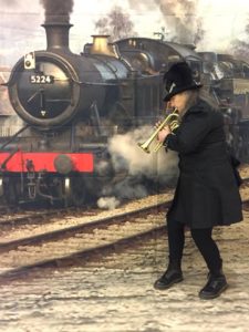 Steampunk Cornet Player